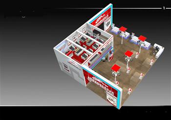 信然空壓機PTC展會設(shè)計圖