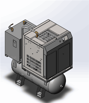 信然一體空壓機(jī)批量生產(chǎn)